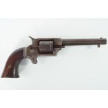 An American Civil War Uhlinger D D Cone .38 calibre revolver