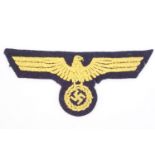 A German Third Reich Kriegsmarine breast badge