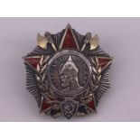 A Soviet Order of Alexander Nevski, numbered 46516, McDaniel's type 3