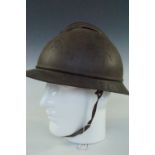 A Great War French Adrian Model 1915 helmet