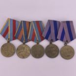 Soviet Medals for the Liberation of Prague and Warsaw