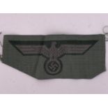 A German Third Reich army BeVo breast badge