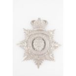 A Victorian 2nd Edinburgh Volunteer Rifle Corps other rank's helmet plate