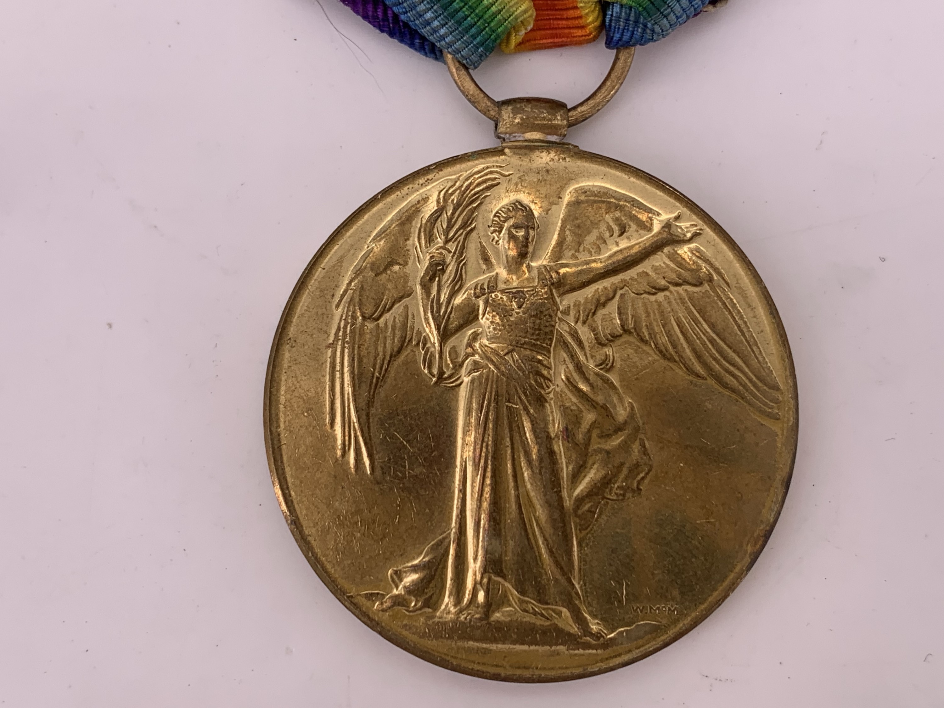 British War and Victory Medals to 2 Lieut J T Thom, together with Argyll and Sutherland - Image 6 of 10