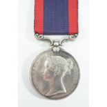 A Sutlej Medal to James S Bentley, 29th Regt