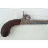 An early 19th Century percussion pocket pistol by Burnett of Southampton