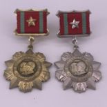 Soviet Medals for Distinguished Military Service, 1st and 2nd Class
