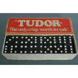 1970s Tudor Crisps advertising dominoes set