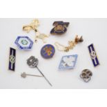A quantity of Girl Guides and other lapel badges