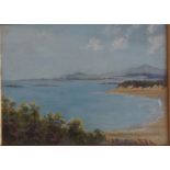 A Cushing [likely Alice Whitlia Cushing, exh. 1905-7, Oxford and Wales] A bay view looking from an