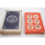 Two sets of Second World War card games: Snap, the characters including a Women's Land Army Land