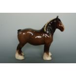 Beswick Shire horse, 22 cm high