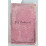 An annotated 1903 Royal Lancaster Infirmary in-patient New Testament