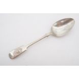 A Victorian "German silver" teaspoon advertising G Potter, Silversmith, Carlisle