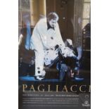 [ Autograph] A poster for a Royal Opera Covent Garden production of Pagliacci signed by Placido