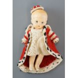 A coronation doll, 20 cm high