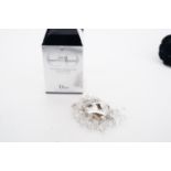 A Dior "Pretty Charms" faceted glass bead bracelet with heart-shaped lip gloss bauble, as-new in