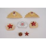 A small quantity of Soviet Bloc insignia