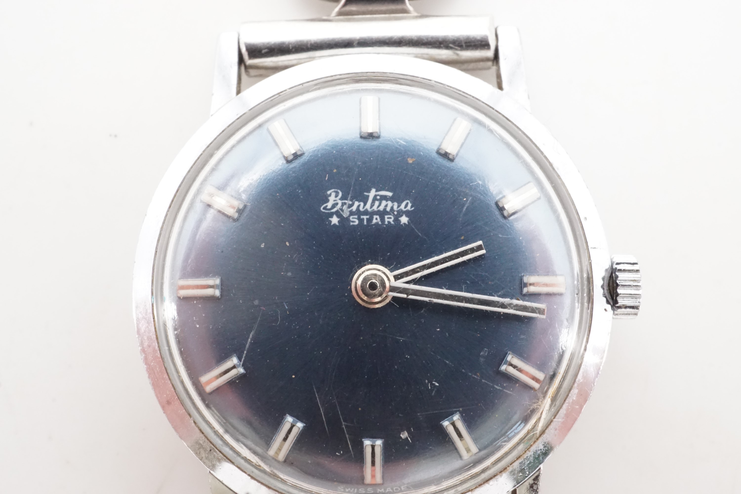 A 1970s lady's Bentima Star wristwatch, having a stainless steel case with flexible bracelet - Image 3 of 4