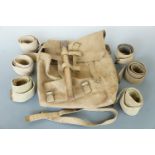 A quantity of Pattern 1908 webbing equipment etc