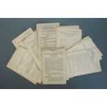 A large number of Second World War Home Guard regulations and notices