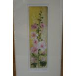 After Judy Ball (contemporary) A set four floral studies, pencil signed, uniformly gilt-framed under