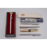 Papermate and Benson & Hedges ball-point pens, a Casion International digital timepiece pen,