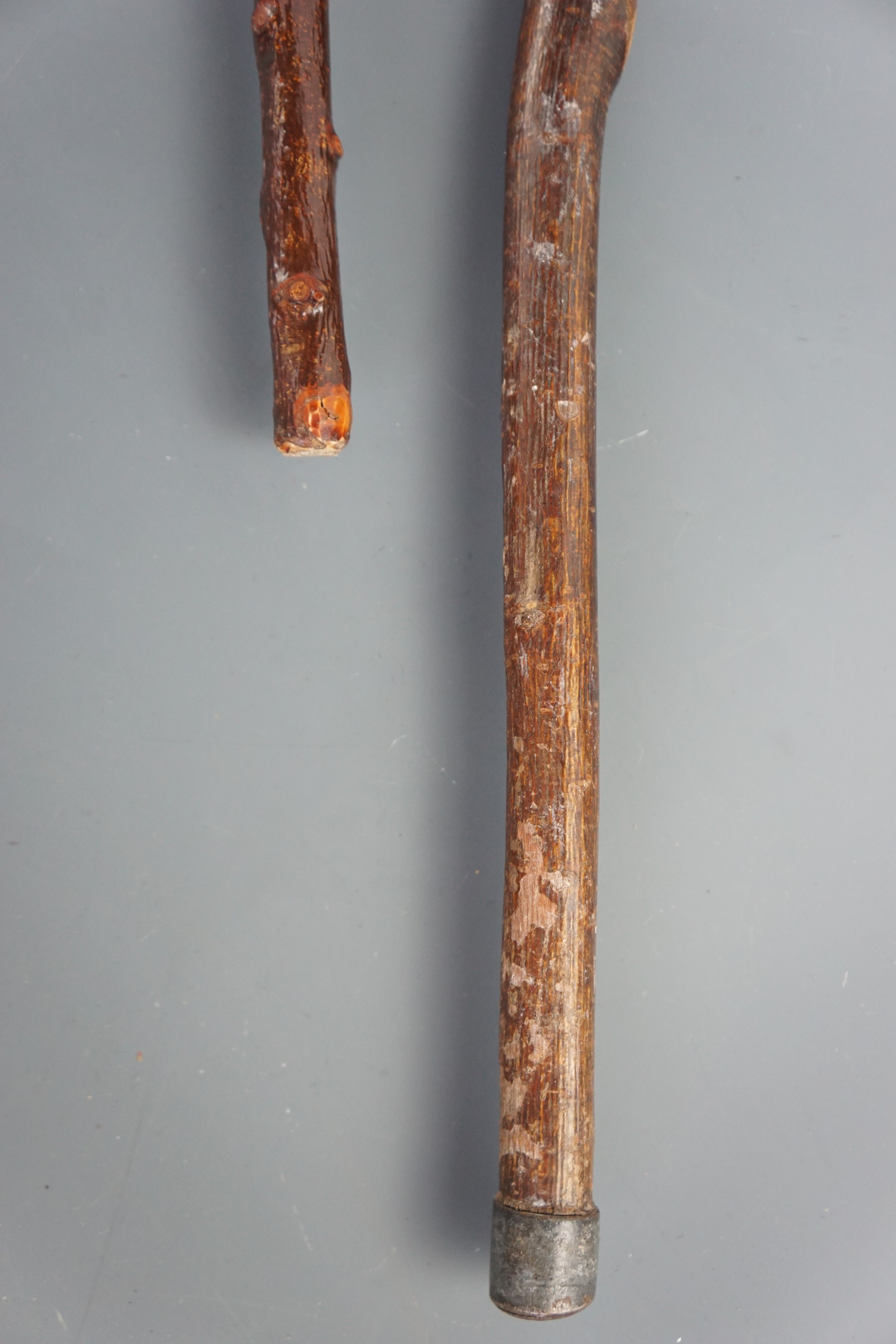 Two rustic walking sticks - Image 3 of 3