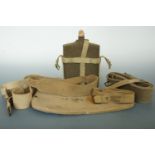 Sundry items of Pattern 1937 webbing equipment etc