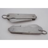 Two British army clasp knives