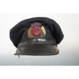 A 1940s Merchant Navy peaked cap