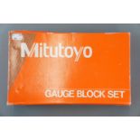 A Mitutoyo gauge block set