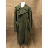 A British army greatcoat