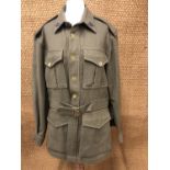 A reproduction Australian service dress tunic together with a pair of trousers