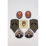 Sundry items of US military insignia