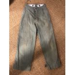 A pair of US army Cotton Field Trousers