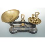 A set of Boots Chemists scales and weights