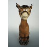 A 1960s kitsch ceramic donkey, 25 cm