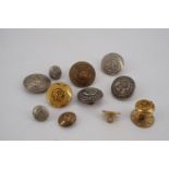 Sundry Victorian military buttons