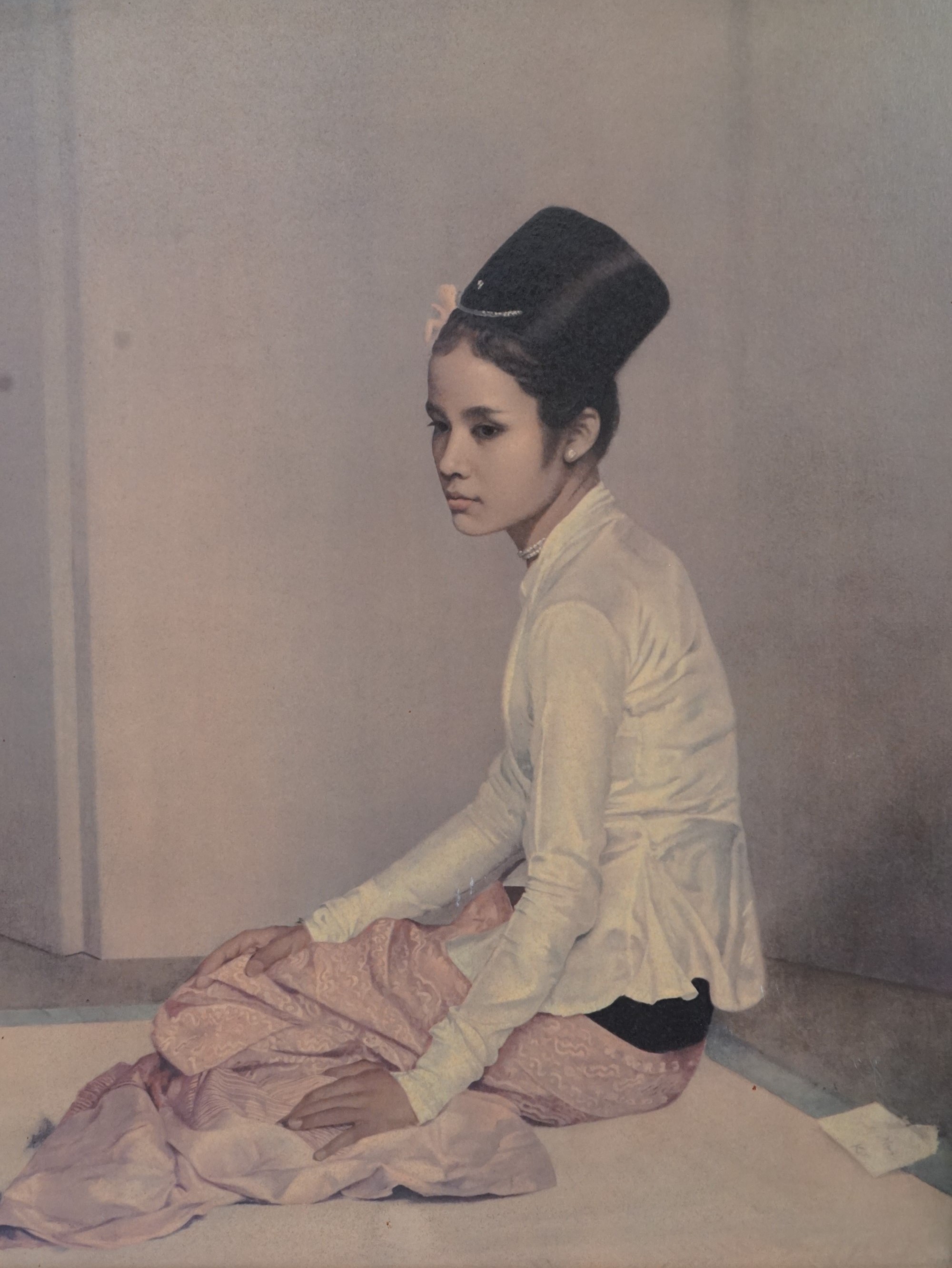 After Sir Gerald Kelly "Princess Saw Ohn Nyun", lithographic print in period frame, circa 1960s,