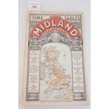 An Ian Allan re-print of a 1903 Midland Railway timetable