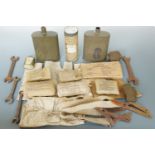 A quantity of British army personal kit