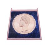 A Victorian J W Gilbert London & Westminster Bank commemorative bronze medallion