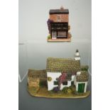 A boxed pair of Lilliput Lane models: Penrith Toffee Shop and Grasmere Gingerbread Shop