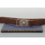 A vintage Girl Guides belt and whistle, together with J A C Roberts' 1953 "Coronation", published