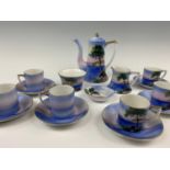 A Noritake coffee set