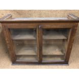 A Victorian oak-scumbled cabinet top, 78 cm x 100 cm