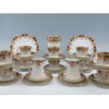An extensive early 20th Century St Michael Imari palette tea set