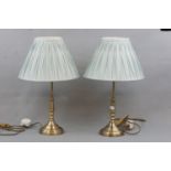 A pair of Laura Ashley table lamps, 48 cm high