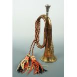 A reproduction regimental bugle